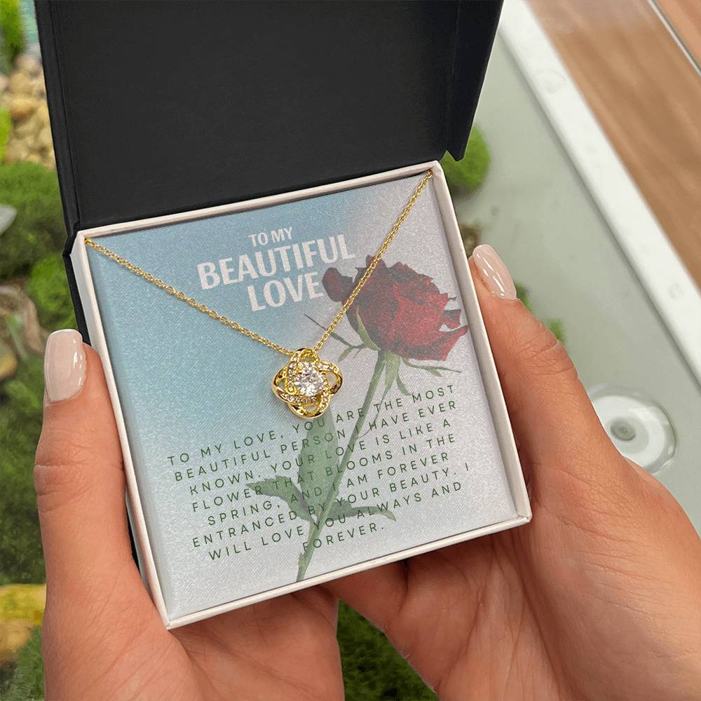To My Beautiful Love | Forever Enchantment Necklace πβ¨πΉ