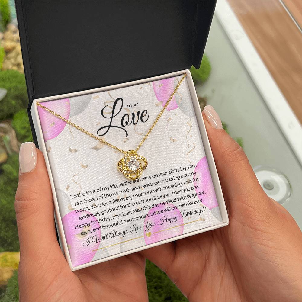 For My Love's Birthday | Sparkling Birthday Pendant πππ