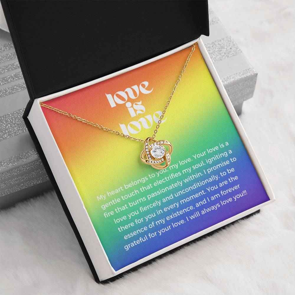 Love Is Love | Infinite Devotion Pendant: Boundless Love πππ