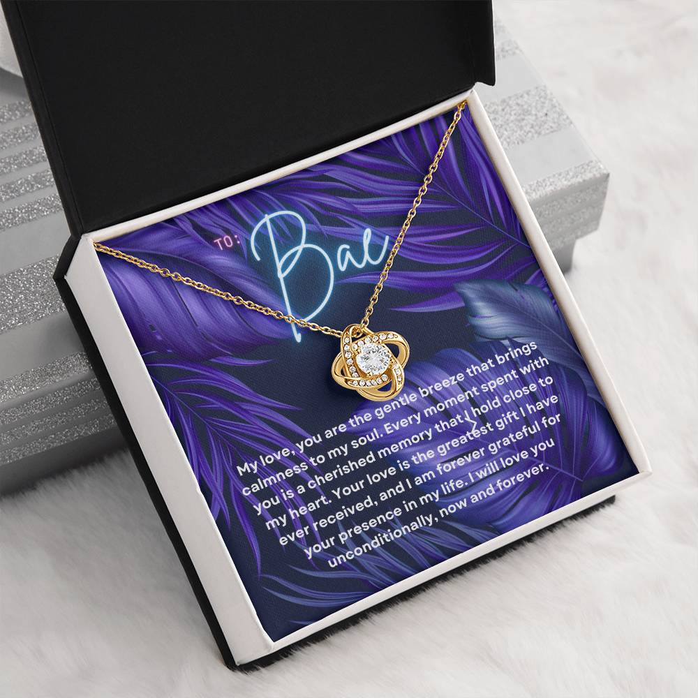 To Bae | Sparkle of Devotion Necklace: Shimmering LoveπππΉ