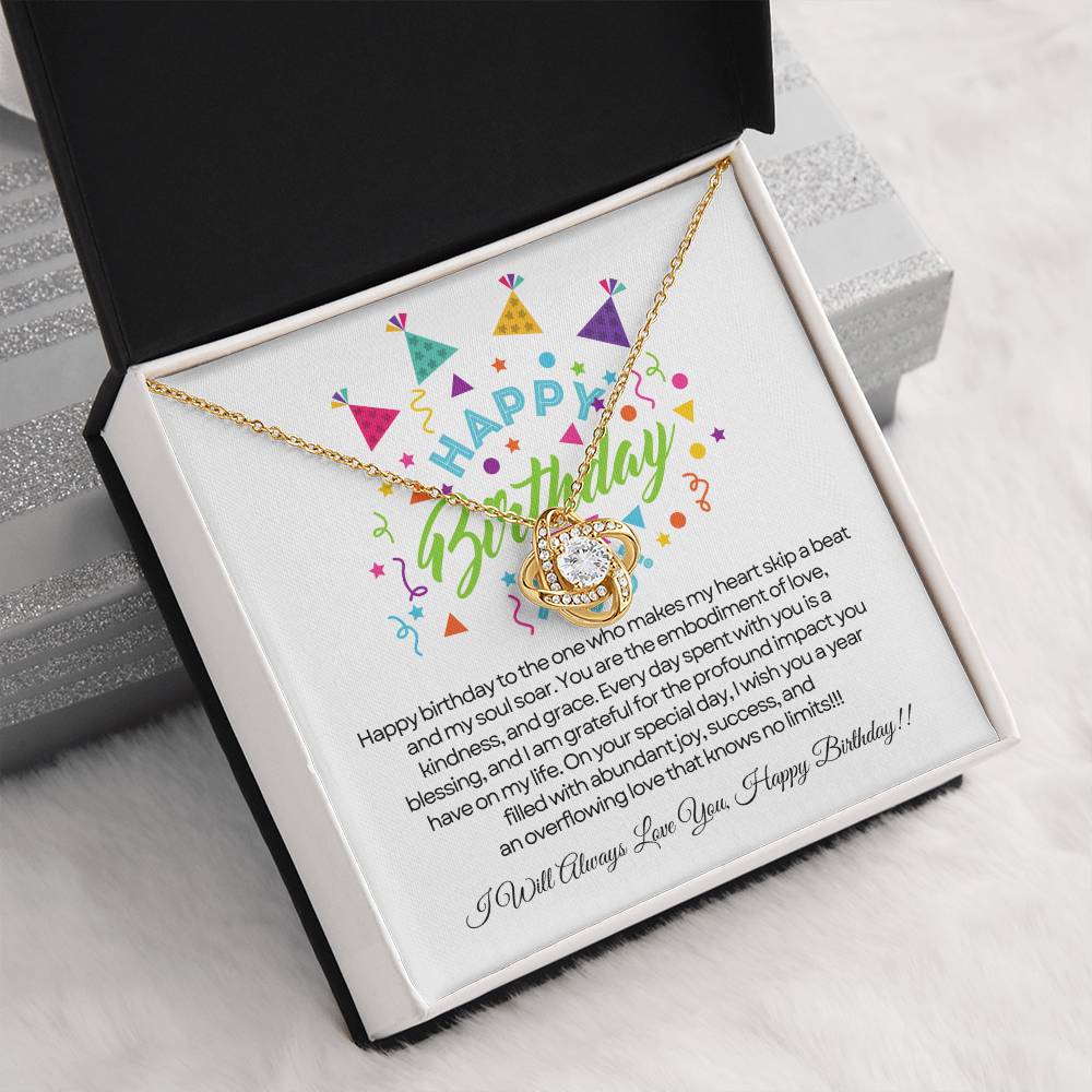 For My Love's Birthday | Dazzling Surprise Love Knot πππ