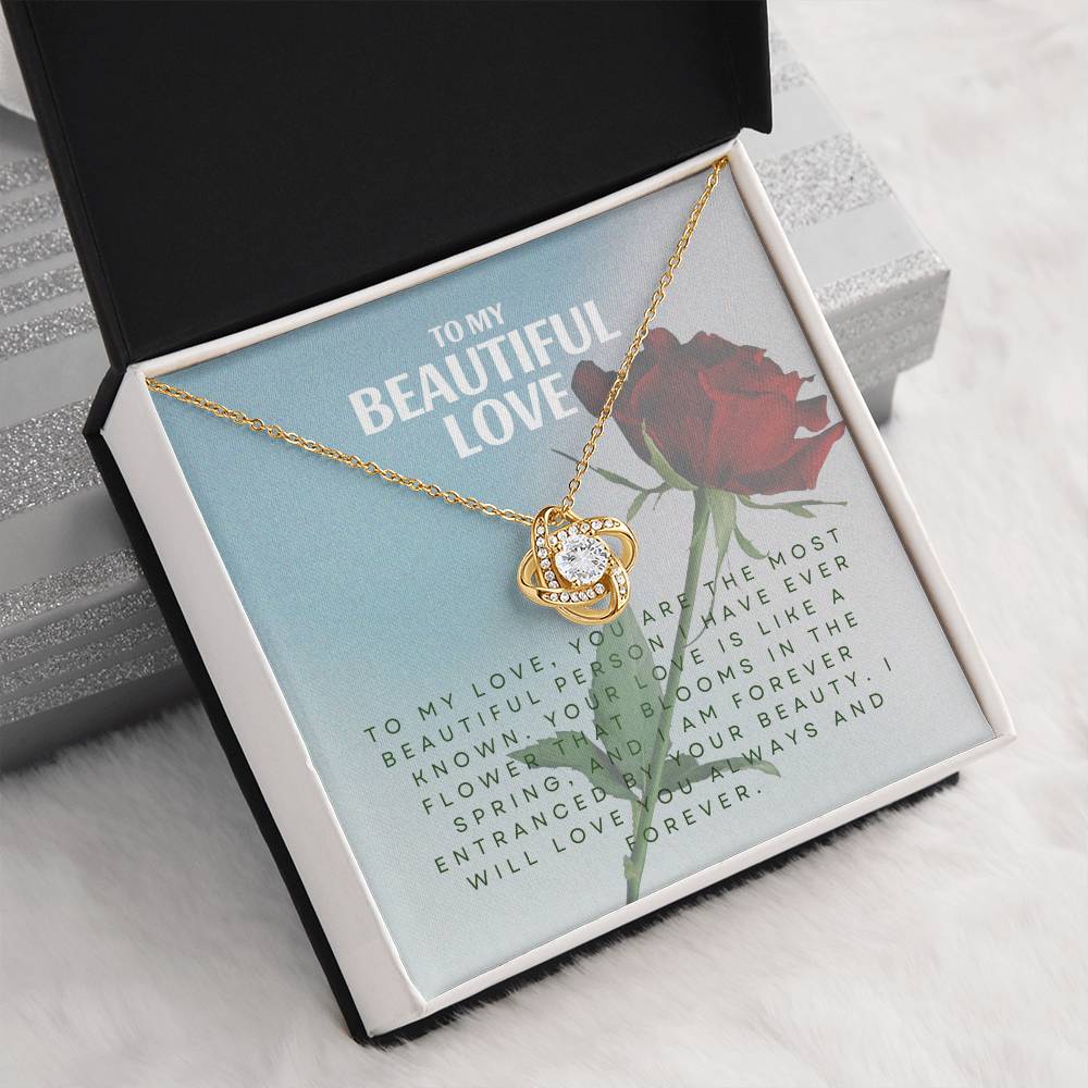 To My Beautiful Love | Forever Enchantment Necklace πβ¨πΉ
