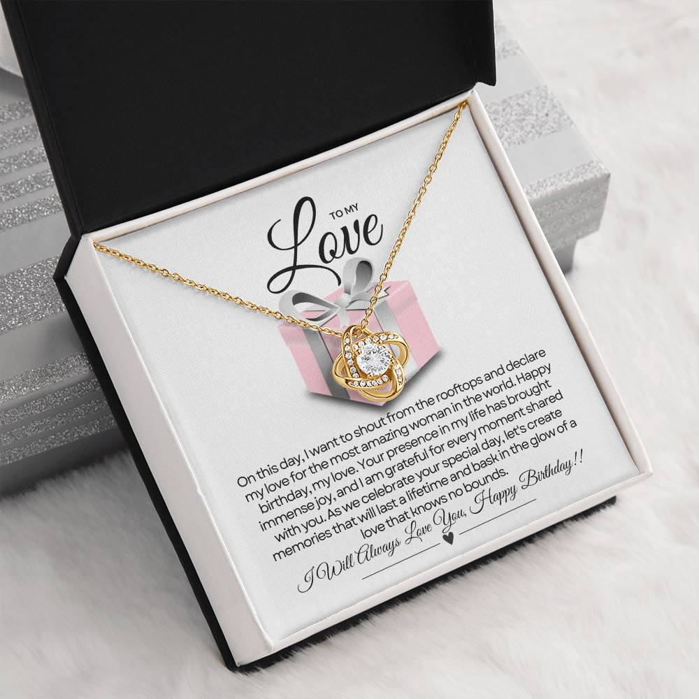 For My Love's Birthday | Glittering Gift Necklace β¨ππ