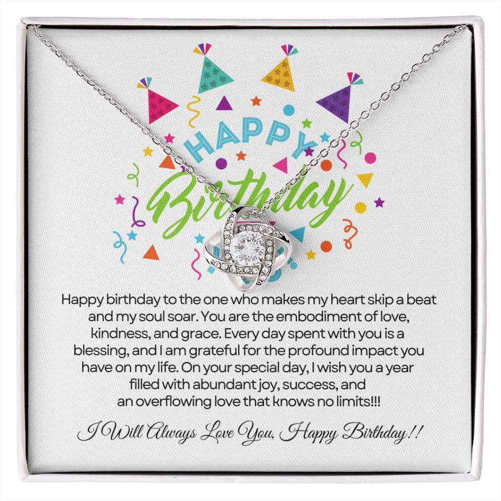 For My Love's Birthday | Dazzling Surprise Love Knot πππ