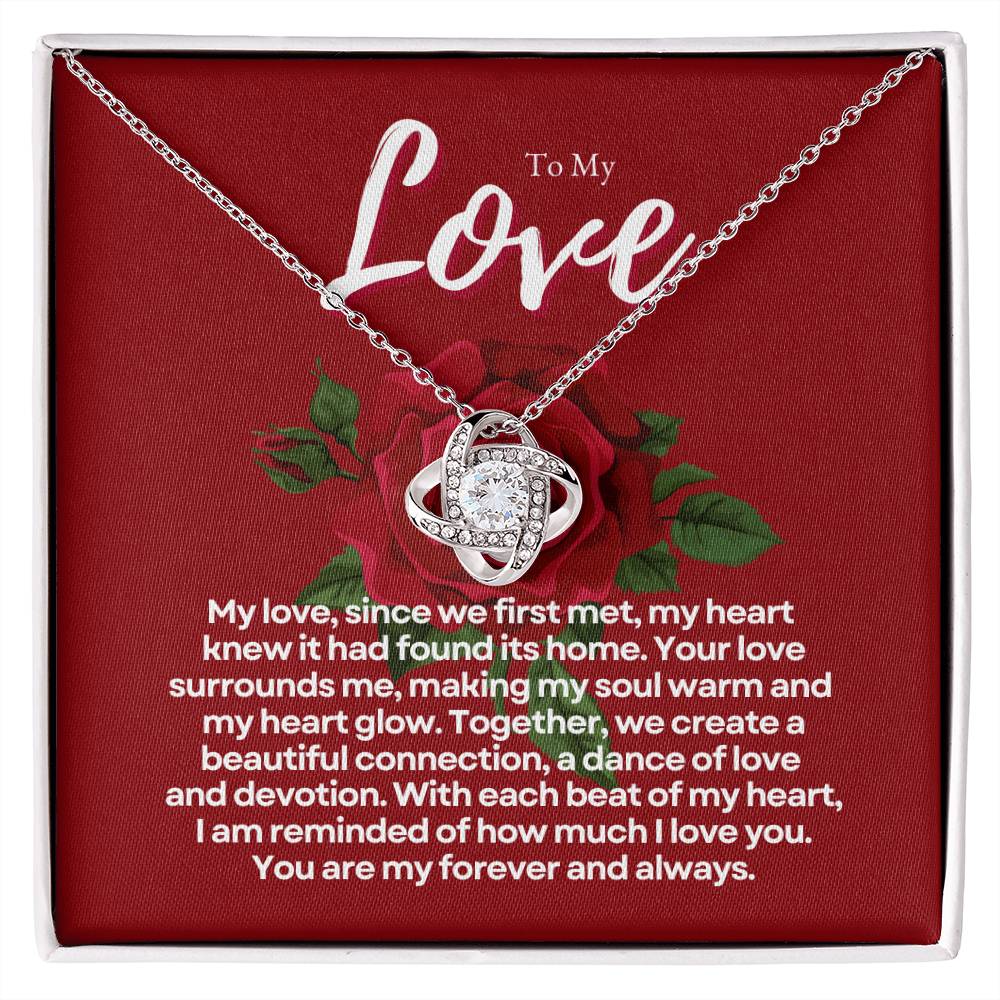 To My Love | Harmony's Embrace Pendant: Perfectly Balanced Loveππβ
