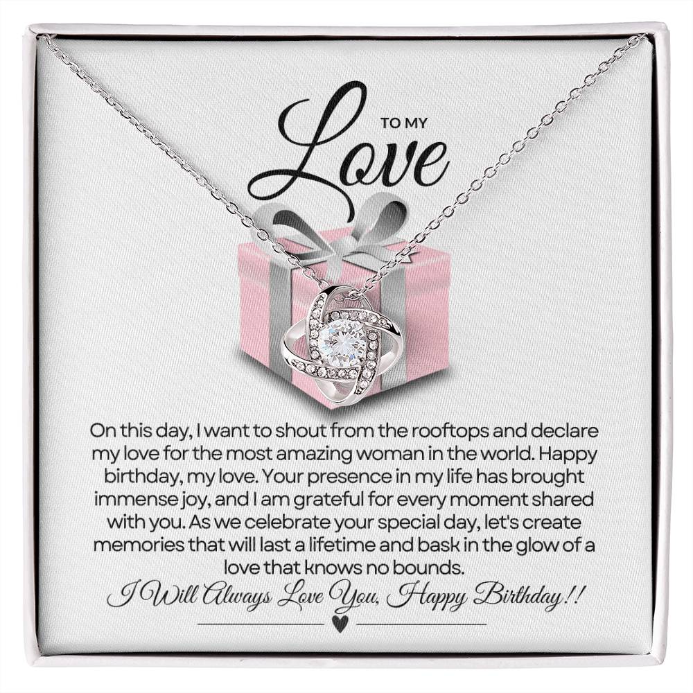 For My Love's Birthday | Glittering Gift Necklace β¨ππ