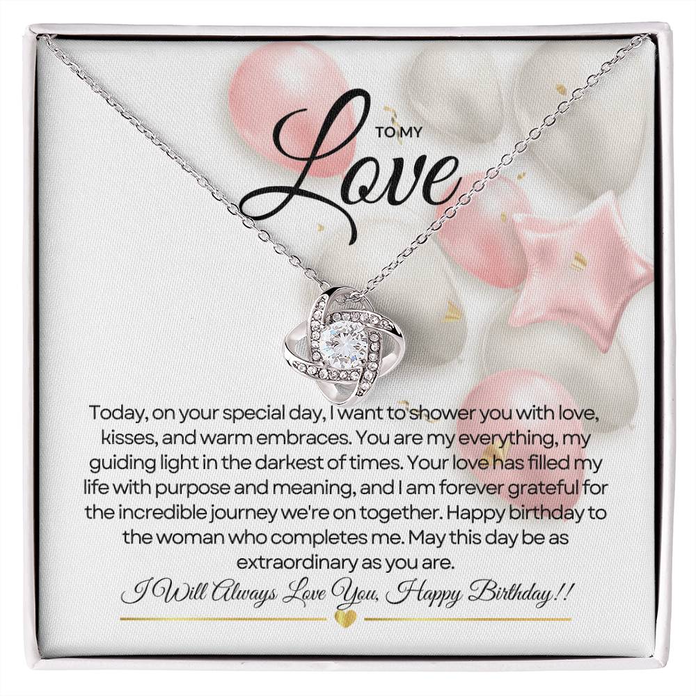 For My Love's Birthday | Gleaming Birthday Heart Necklace β¨ππ