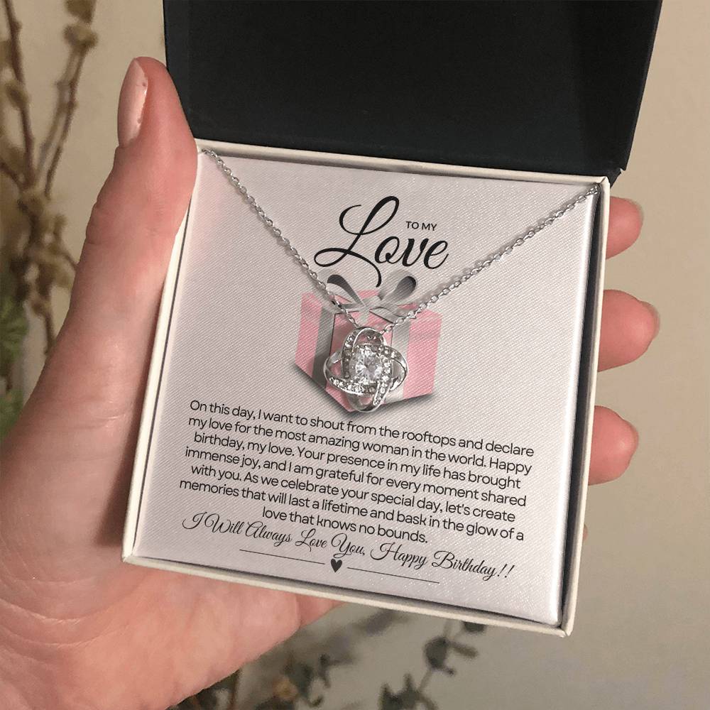 For My Love's Birthday | Glittering Gift Necklace β¨ππ