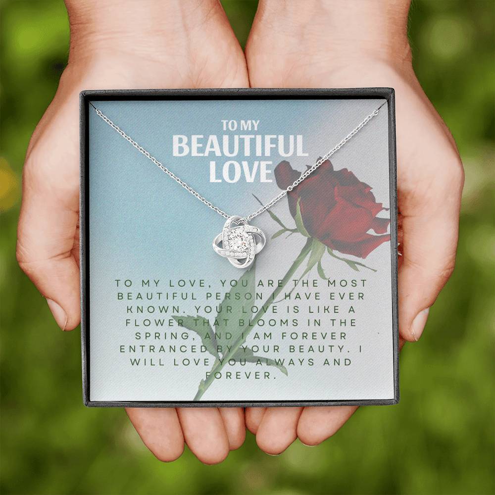 To My Beautiful Love | Forever Enchantment Necklace πβ¨πΉ