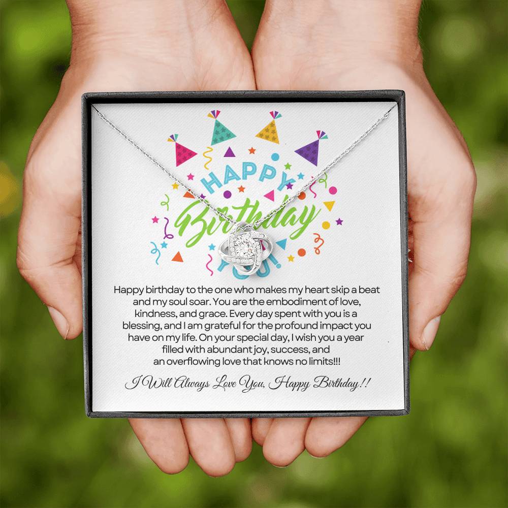 For My Love's Birthday | Dazzling Surprise Love Knot πππ