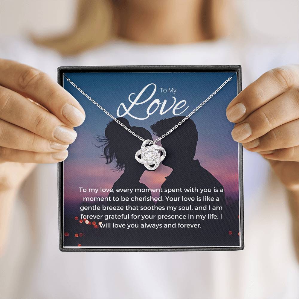 To My Love | Gleaming Devotion Pendant: Brilliant Symbol of Love πππ