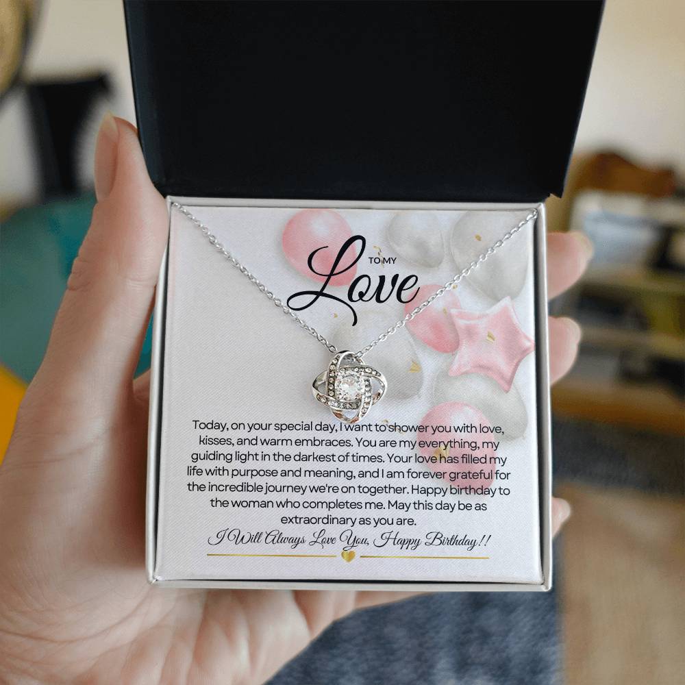 For My Love's Birthday | Gleaming Birthday Heart Necklace β¨ππ