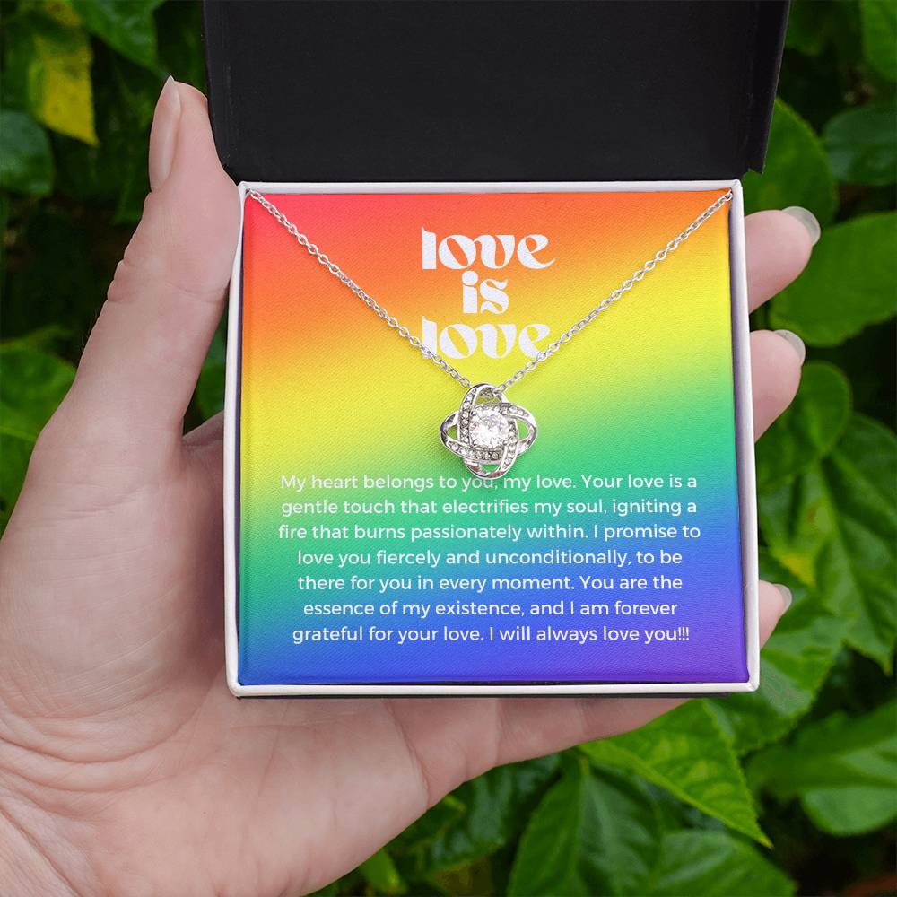 Love Is Love | Infinite Devotion Pendant: Boundless Love πππ