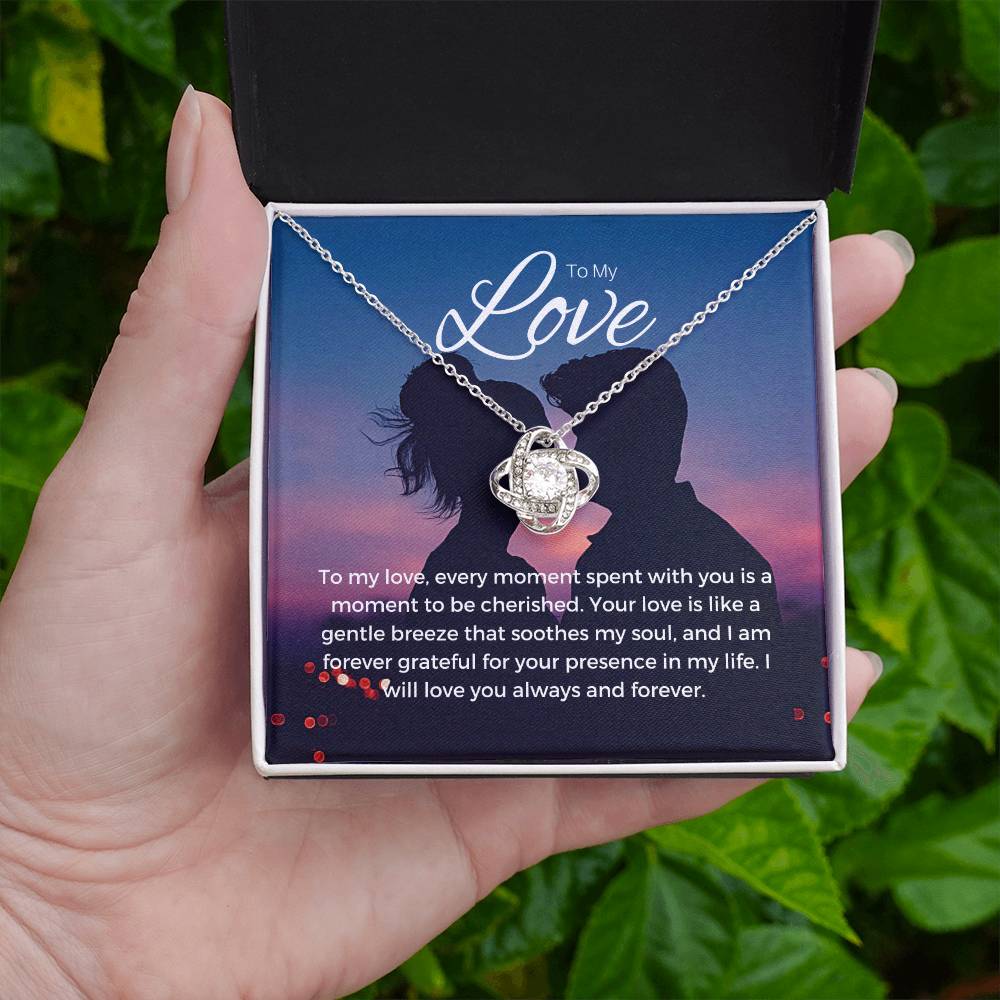 To My Love | Gleaming Devotion Pendant: Brilliant Symbol of Love πππ
