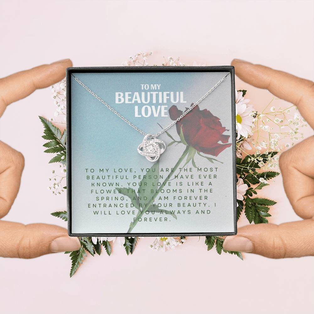 To My Beautiful Love | Forever Enchantment Necklace πβ¨πΉ
