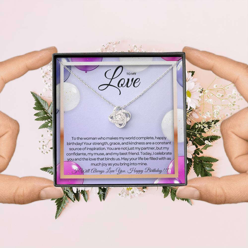 To My Love For Birthday | Enchanting Birthday Love Pendant ππβ¨