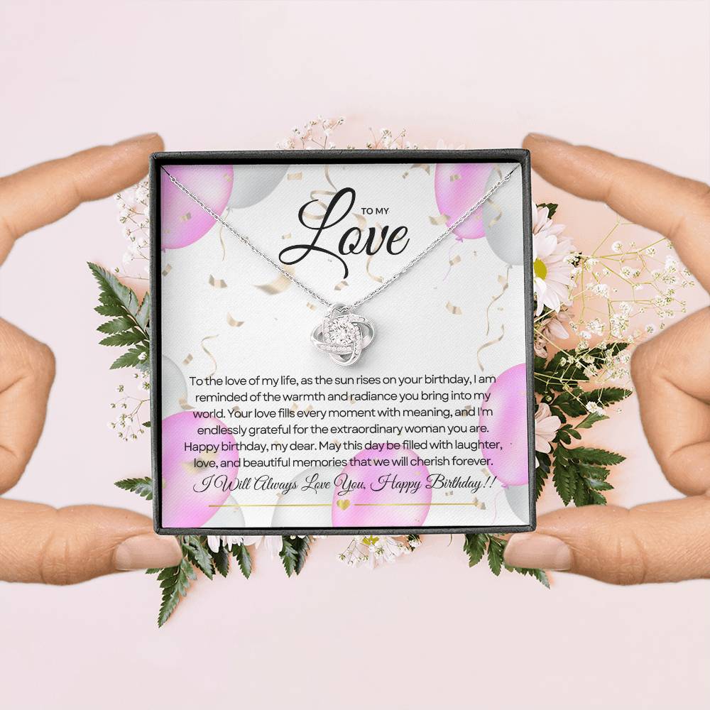 For My Love's Birthday | Sparkling Birthday Pendant πππ
