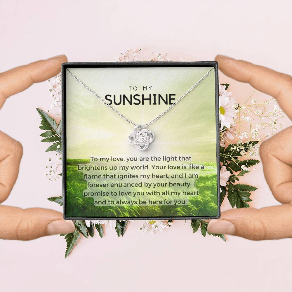 To My Sunshine | Timeless Connection Pendant: Unbreakable Bond πβοΈπ