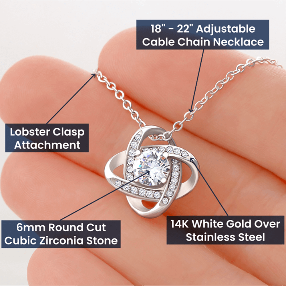 To My Soulmate | Graceful Love Knot Necklace πππ