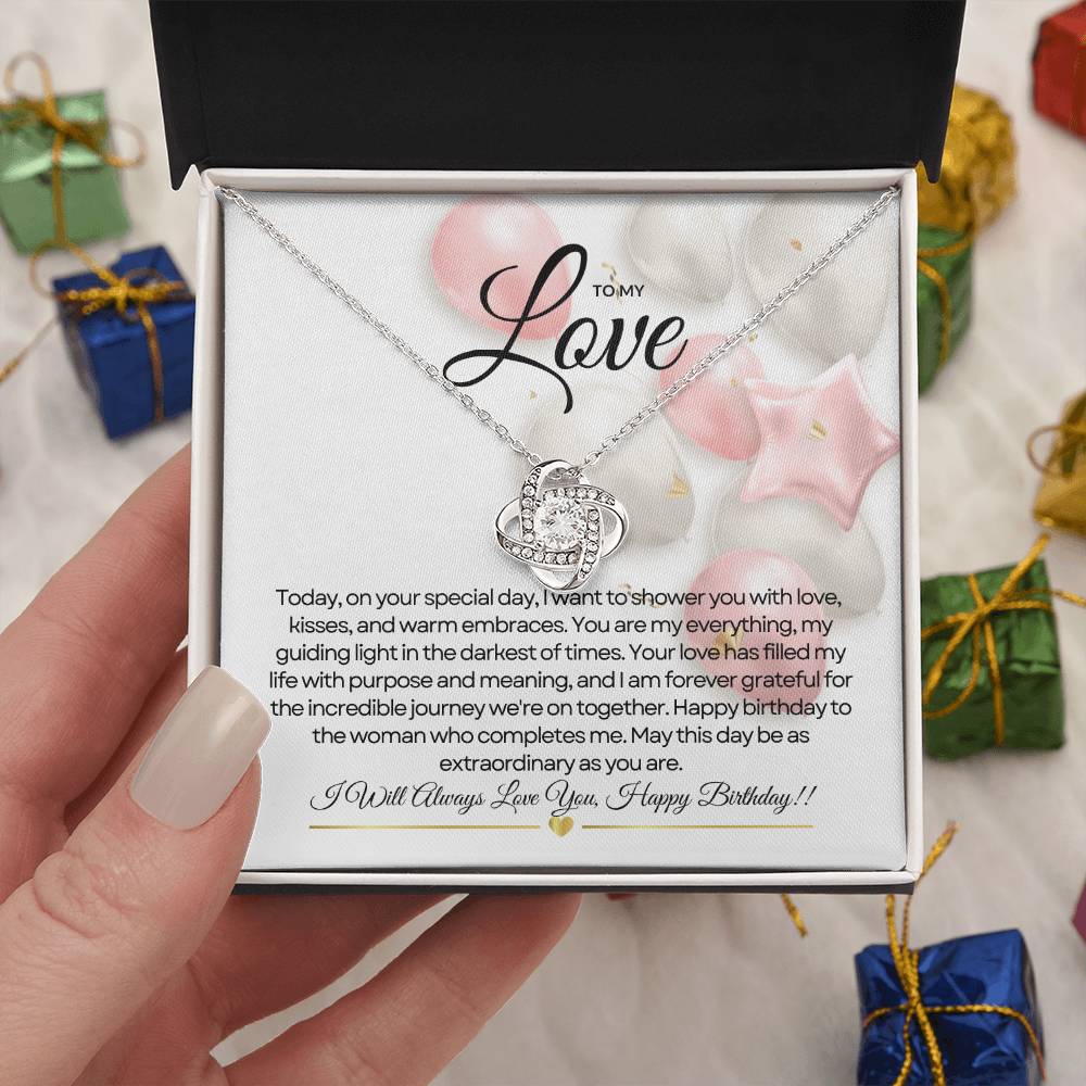 For My Love's Birthday | Gleaming Birthday Heart Necklace β¨ππ