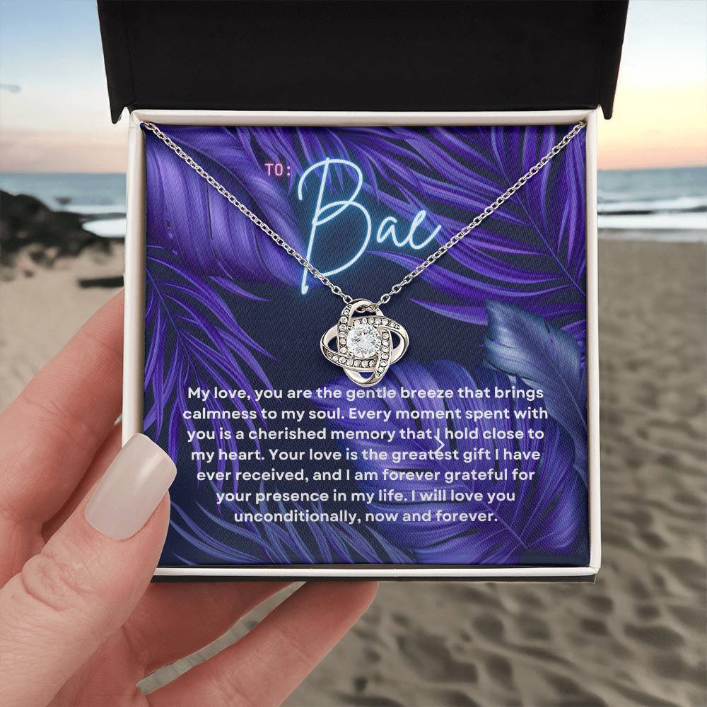 To Bae | Sparkle of Devotion Necklace: Shimmering LoveπππΉ