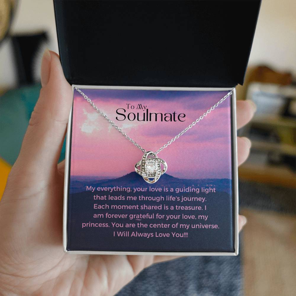 To My Soulmate | Enchanting Love Knot Charm: Enduring Affection ππ€π