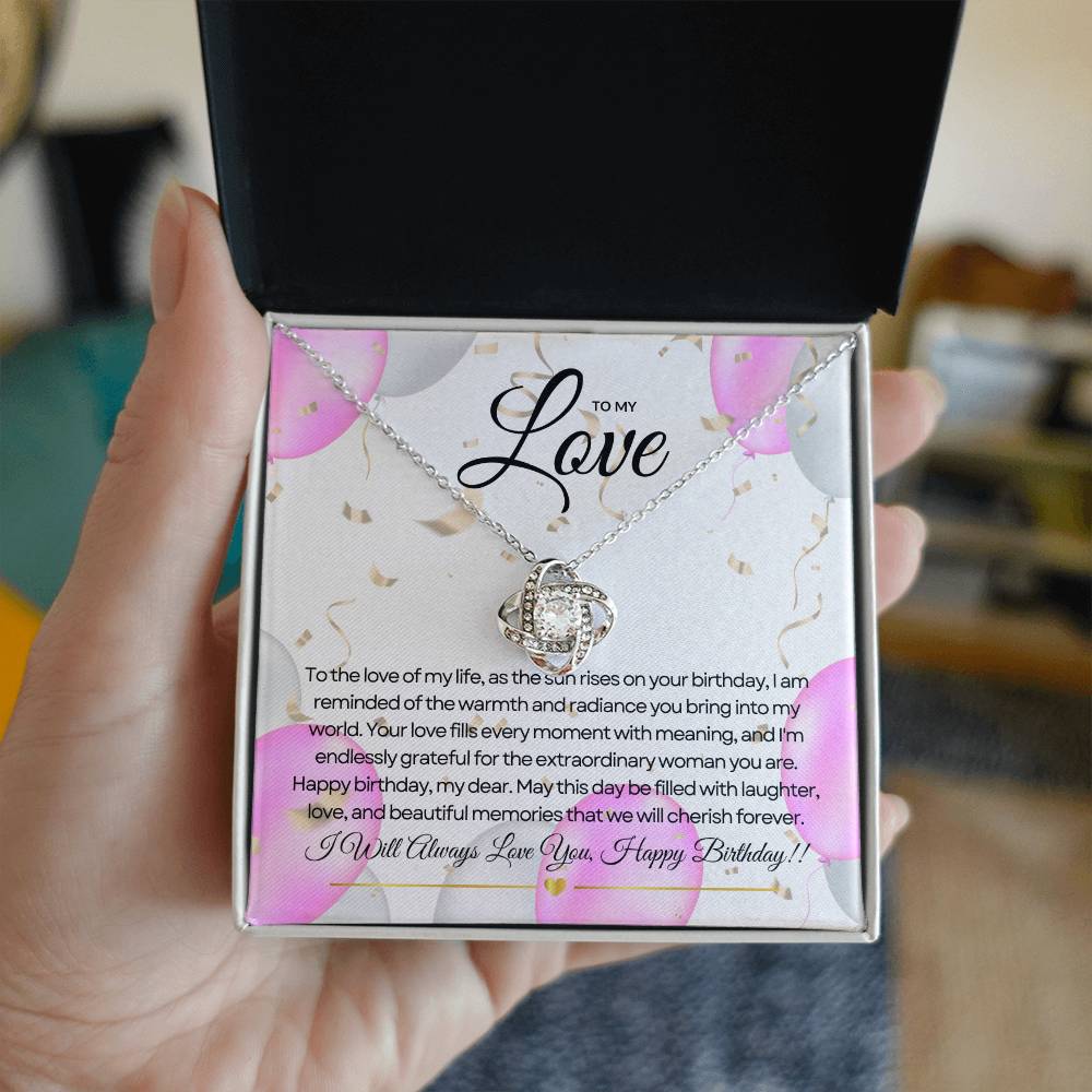 For My Love's Birthday | Sparkling Birthday Pendant πππ