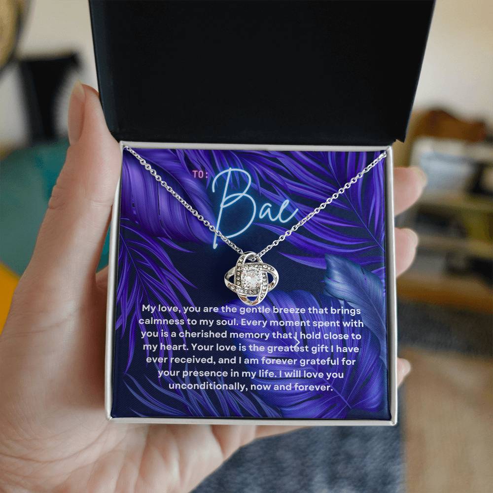 To Bae | Sparkle of Devotion Necklace: Shimmering LoveπππΉ