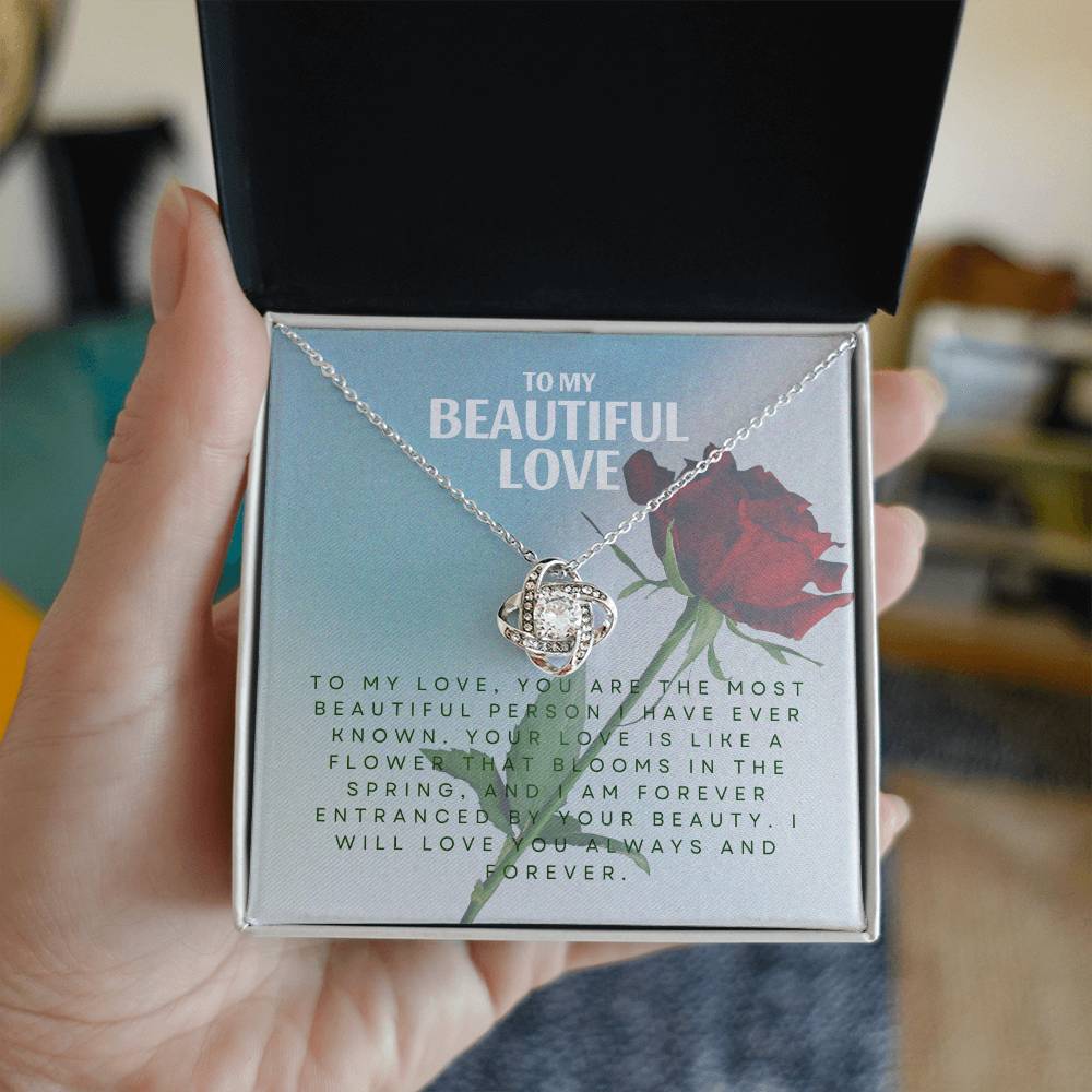 To My Beautiful Love | Forever Enchantment Necklace πβ¨πΉ