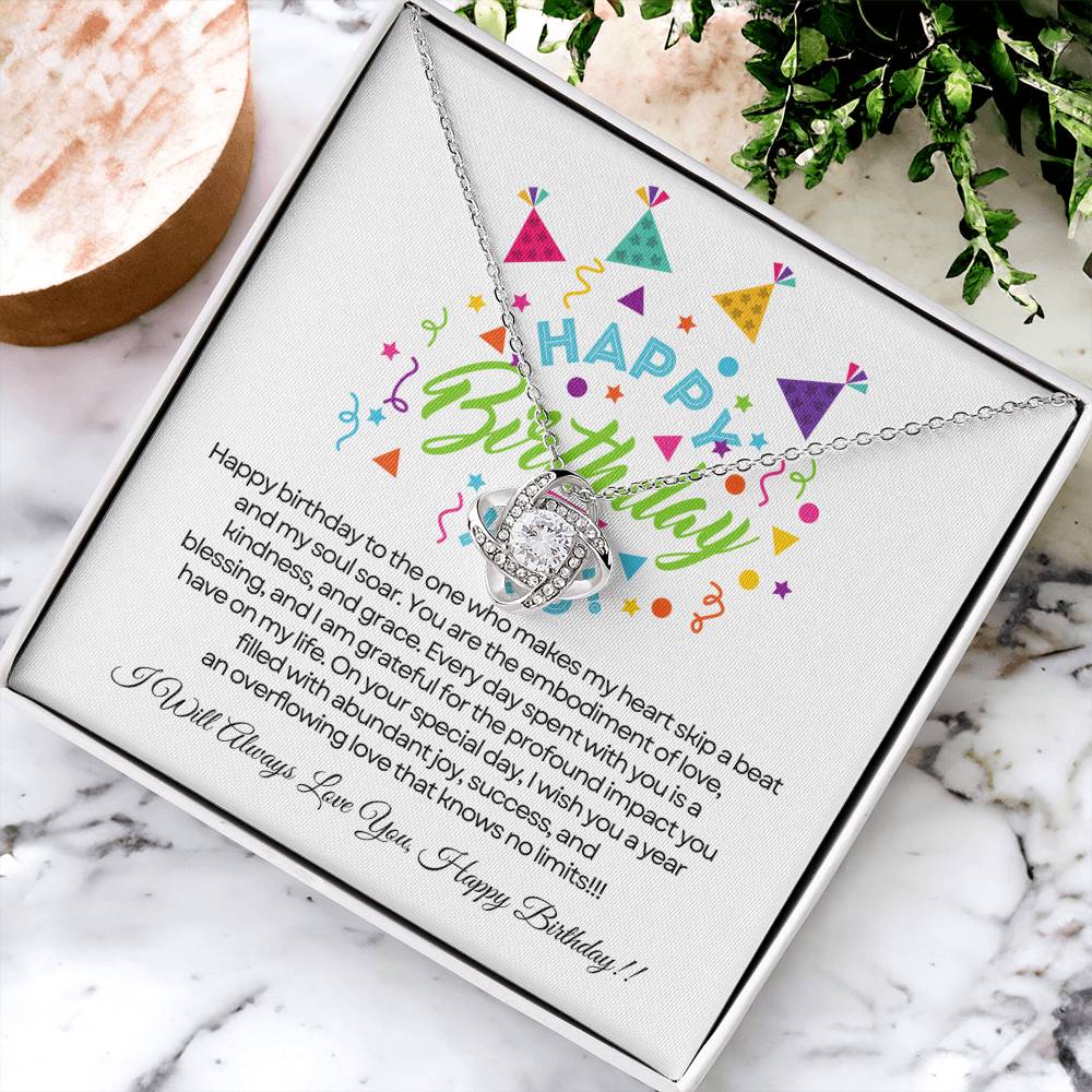 For My Love's Birthday | Dazzling Surprise Love Knot πππ