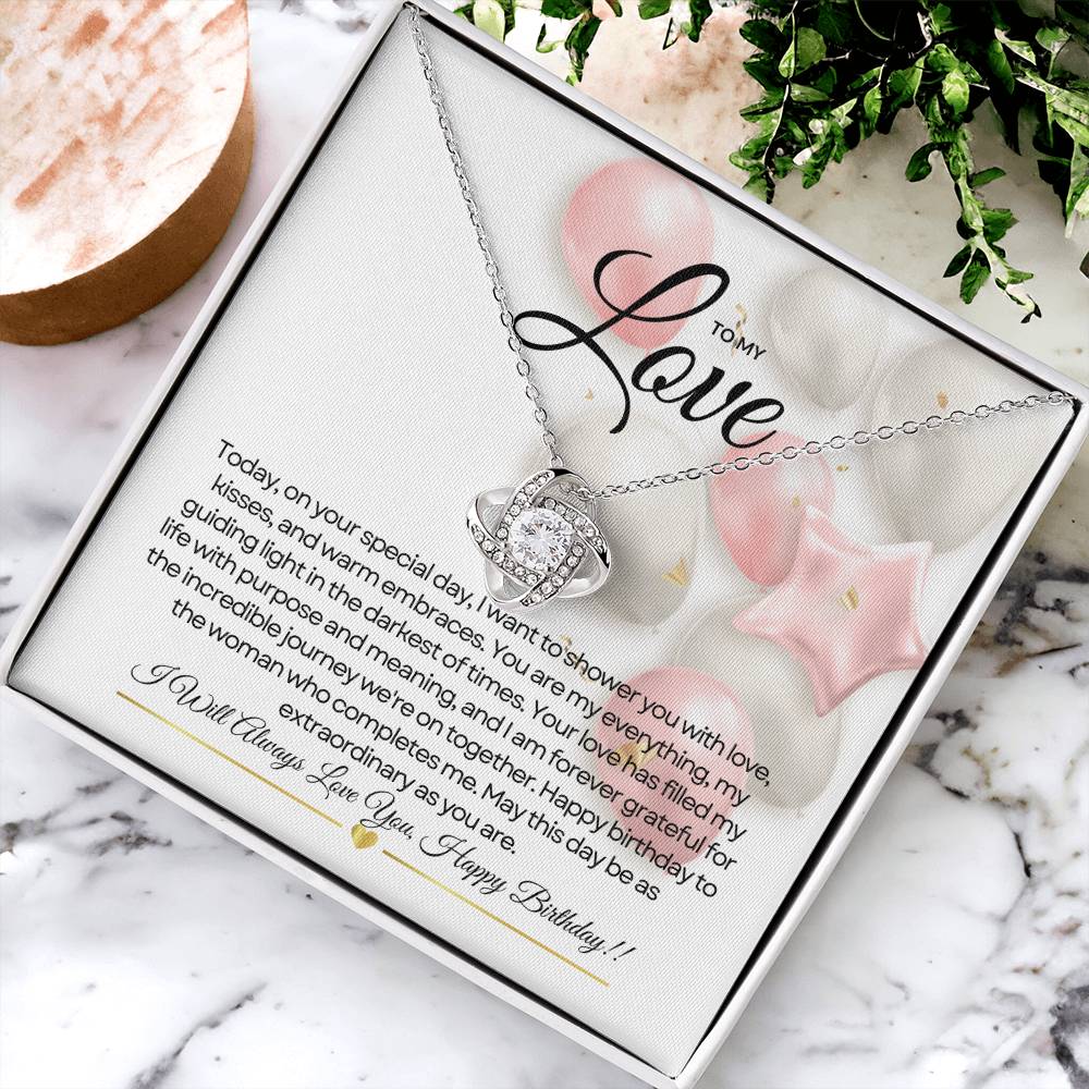For My Love's Birthday | Gleaming Birthday Heart Necklace β¨ππ