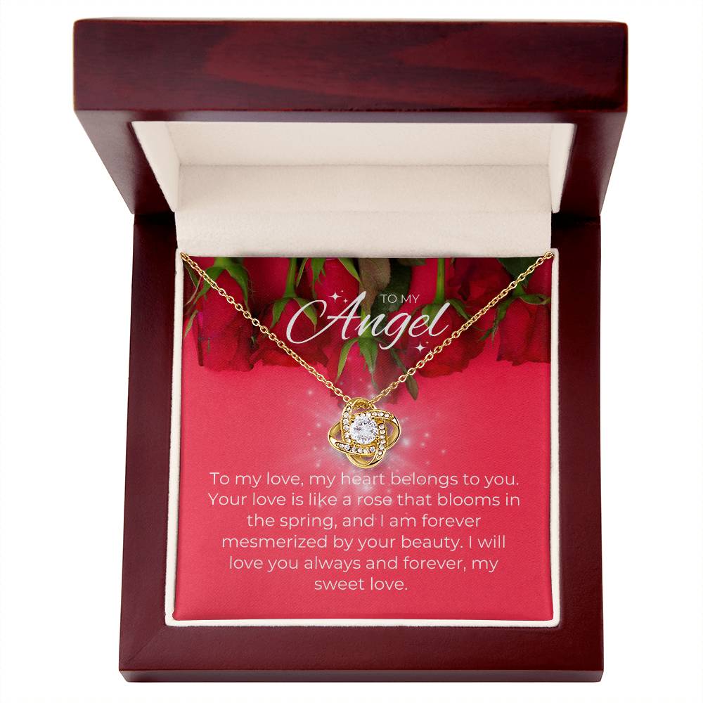 To My Angel | Enduring Devotion Pendant: Forever Love πβ³π