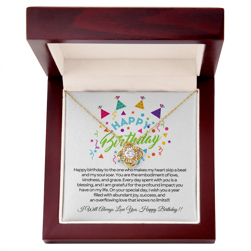 For My Love's Birthday | Dazzling Surprise Love Knot πππ