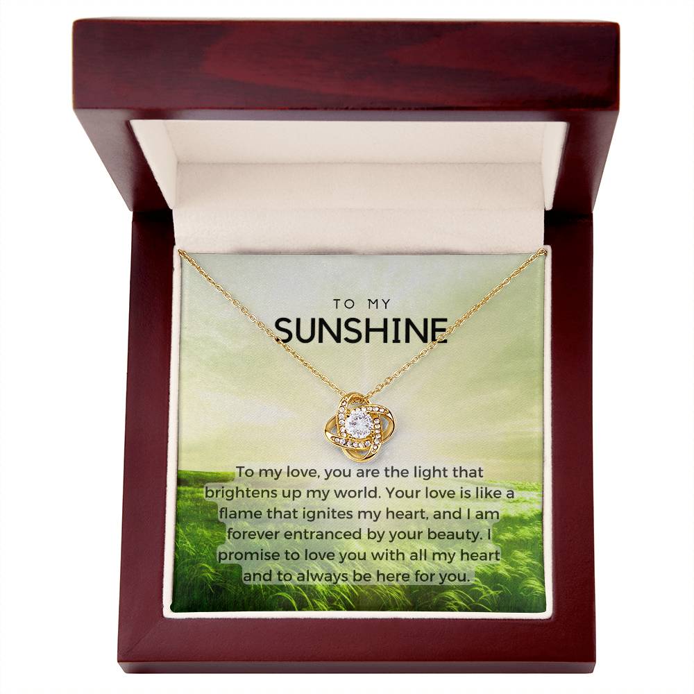 To My Sunshine | Timeless Connection Pendant: Unbreakable Bond πβοΈπ