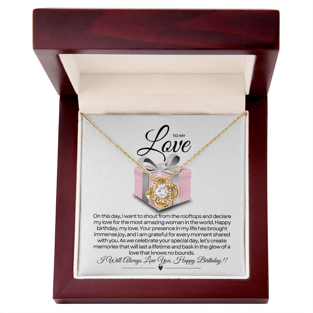 For My Love's Birthday | Glittering Gift Necklace β¨ππ