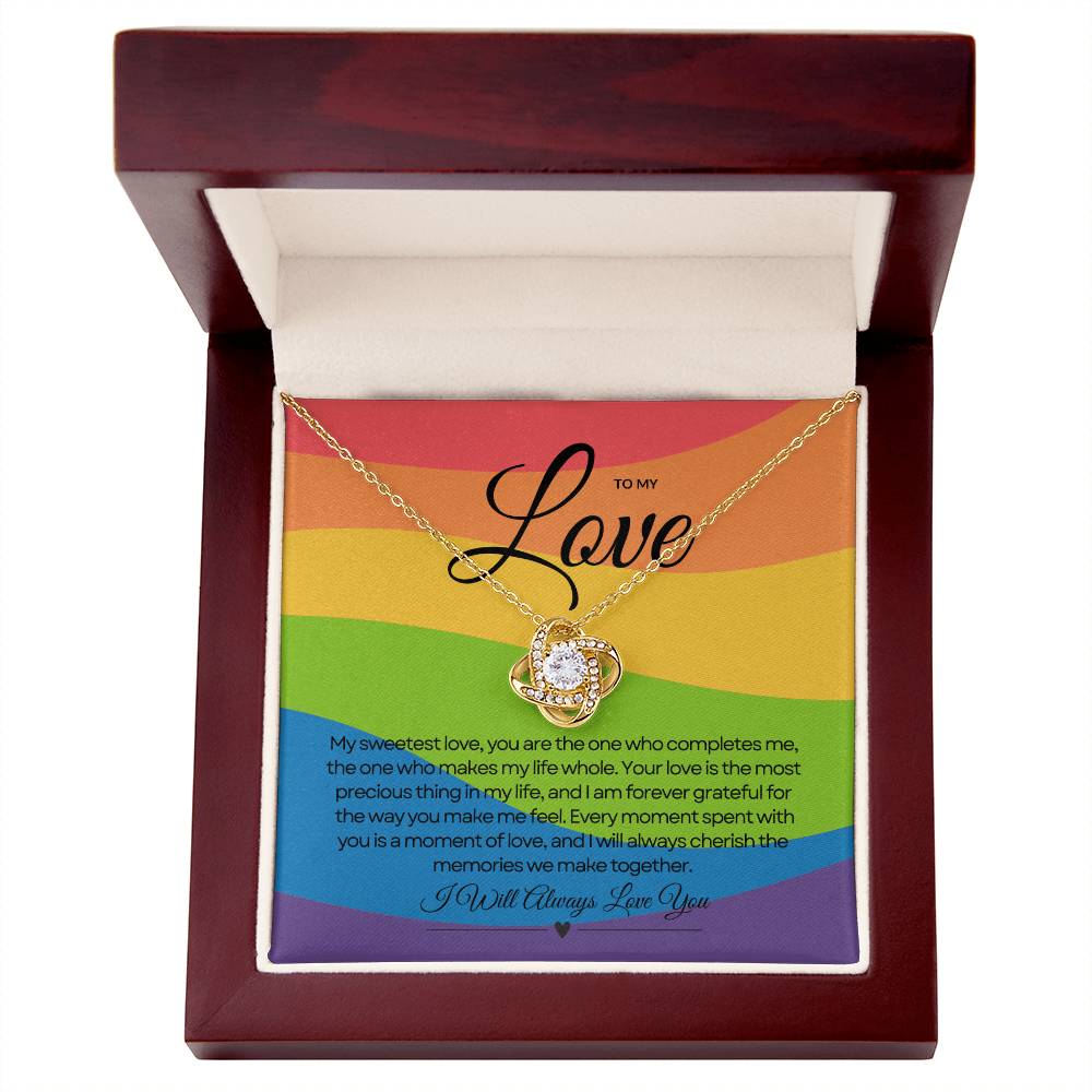 To My Love | Timeless Bond Necklace ππβοΈ