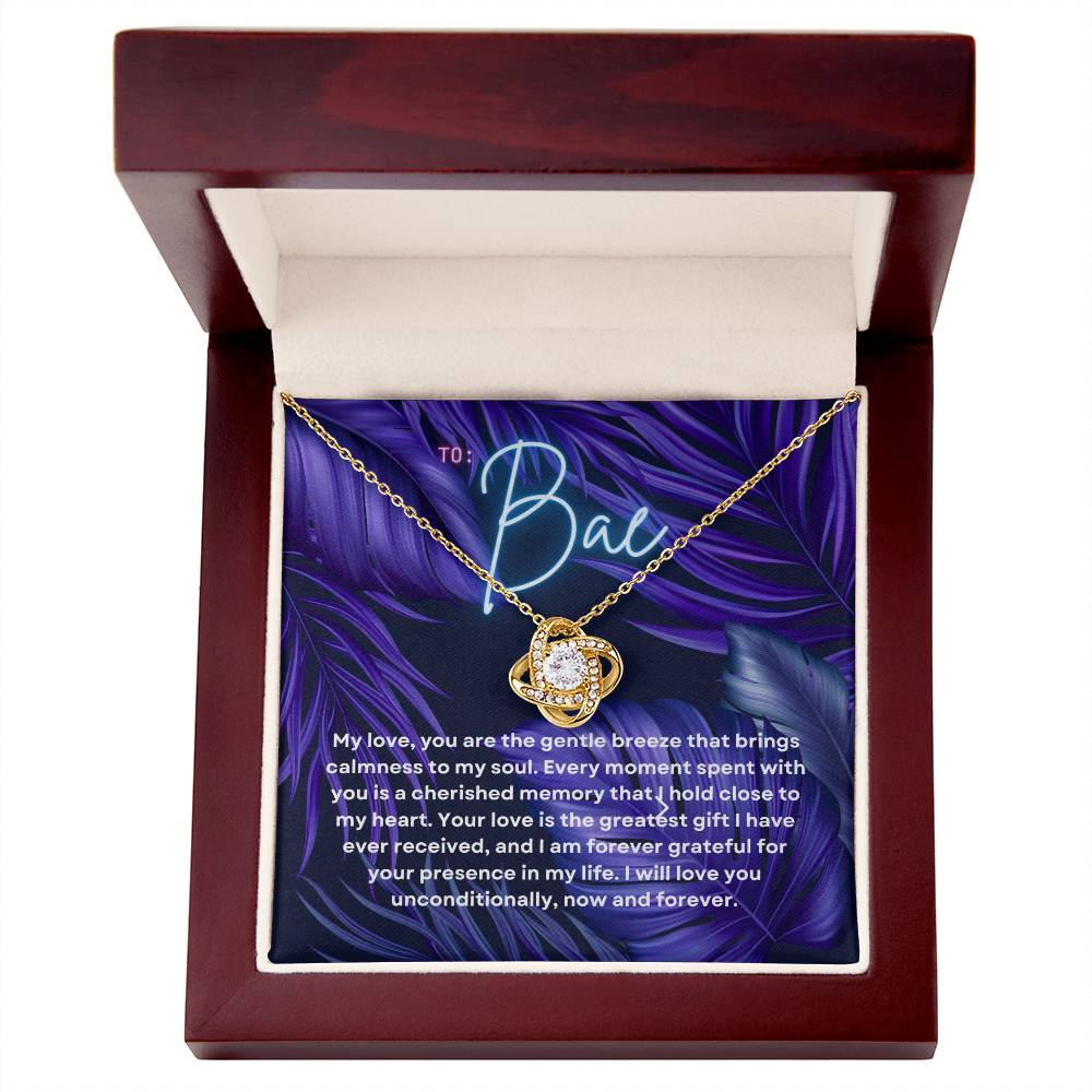 To Bae | Sparkle of Devotion Necklace: Shimmering LoveπππΉ