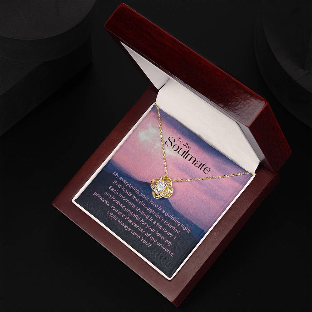 To My Soulmate | Enchanting Love Knot Charm: Enduring Affection ππ€π