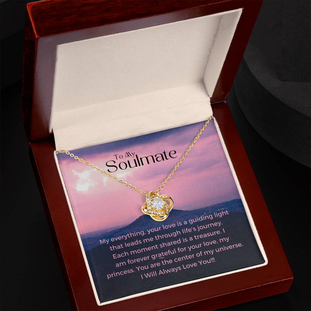 To My Soulmate | Enchanting Love Knot Charm: Enduring Affection ππ€π