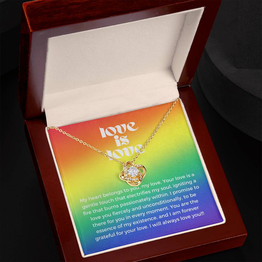 Love Is Love | Infinite Devotion Pendant: Boundless Love πππ