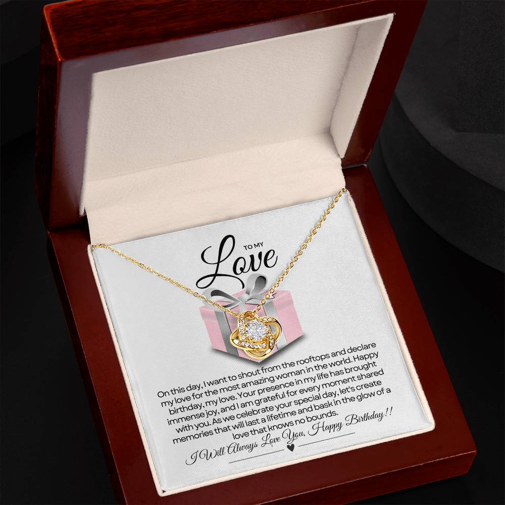 For My Love's Birthday | Glittering Gift Necklace β¨ππ