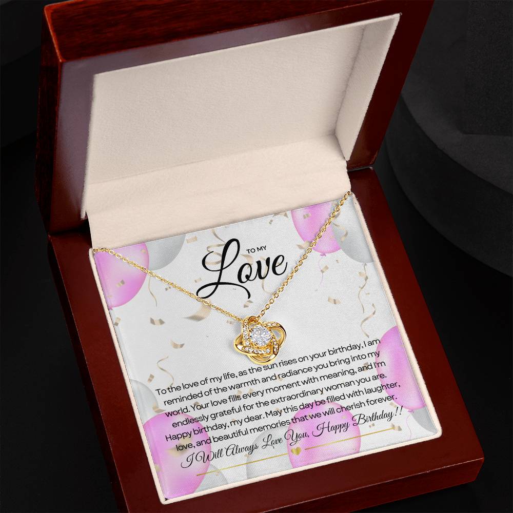 For My Love's Birthday | Sparkling Birthday Pendant πππ