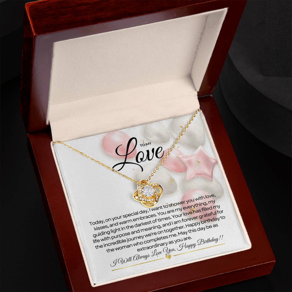 For My Love's Birthday | Gleaming Birthday Heart Necklace β¨ππ