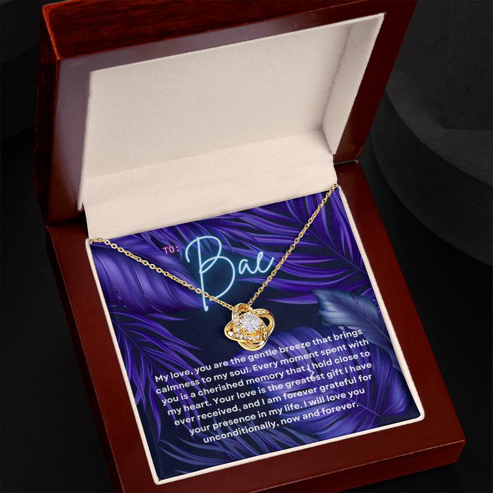 To Bae | Sparkle of Devotion Necklace: Shimmering LoveπππΉ
