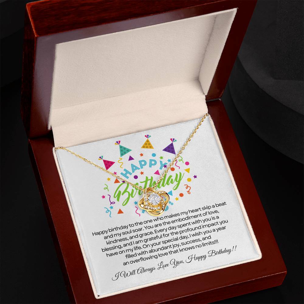 For My Love's Birthday | Dazzling Surprise Love Knot πππ