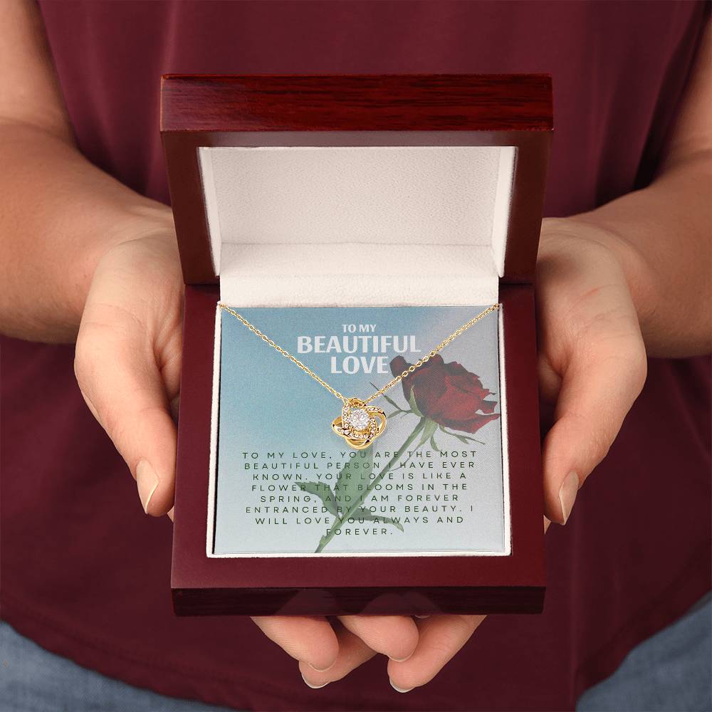 To My Beautiful Love | Forever Enchantment Necklace πβ¨πΉ