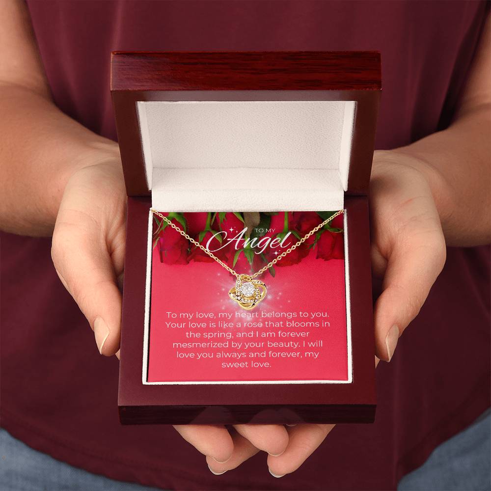 To My Angel | Enduring Devotion Pendant: Forever Love πβ³π
