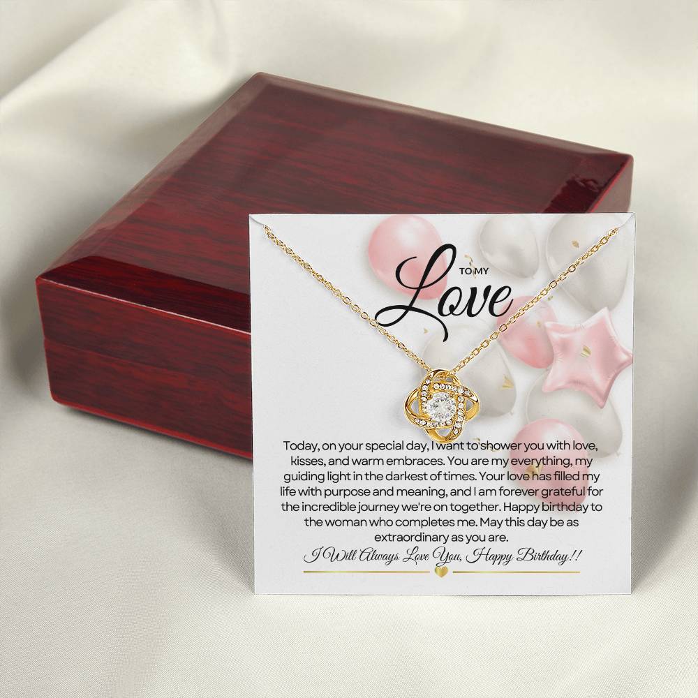 For My Love's Birthday | Gleaming Birthday Heart Necklace β¨ππ