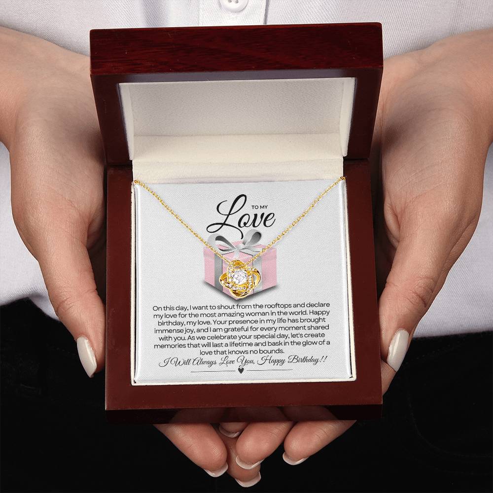 For My Love's Birthday | Glittering Gift Necklace β¨ππ