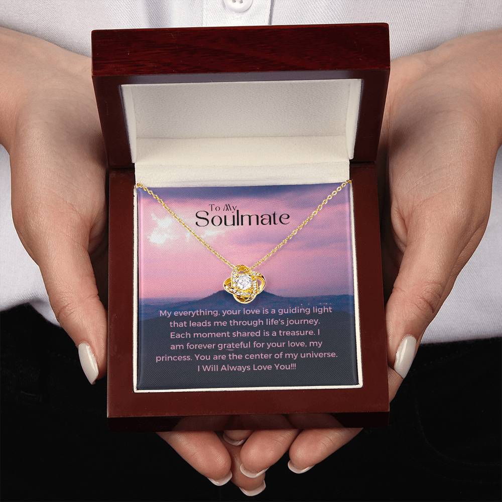 To My Soulmate | Enchanting Love Knot Charm: Enduring Affection ππ€π